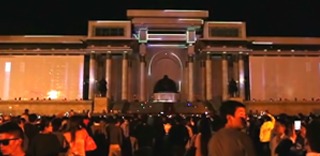 High-end Ventuz projection mapping project for Naadam Festival